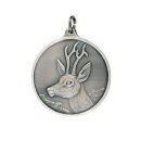 Jagdmedaille "Bock" vergoldet Jahreszahl