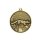 Jagdmedaille "Fuchs" bronzefarbig Text