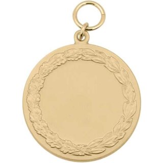 Medaille 11262 vergoldet Text