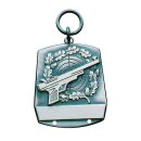 Anhänger 25334 altsilber mit Scharniernadel Jahreszahl