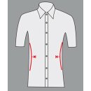 Schützenhemd "Hubertus", 1/2 Arm, weiß, Slim Fit 43